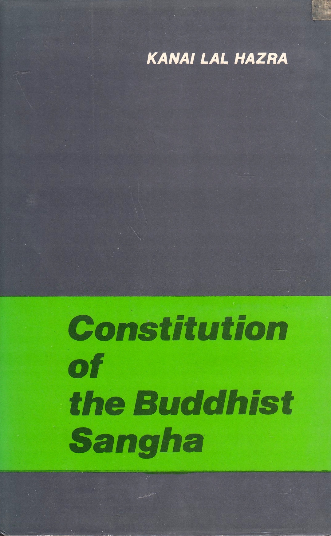 Constitution of the Buddhist Sangha.