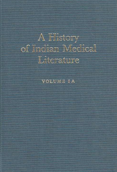 A History of Indian Medical Literature,