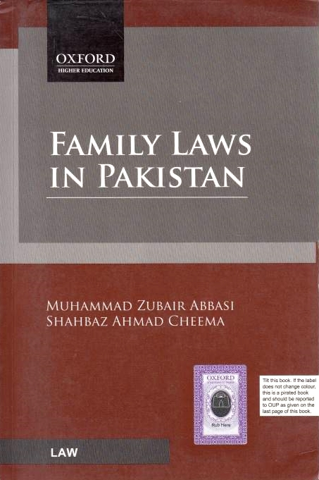 Family Laws in Pakistan.