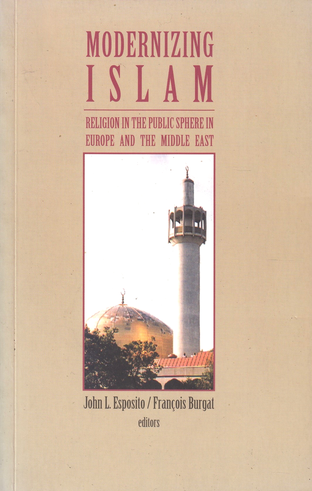 Modernizing Islam: religion in the public sphere in the Middle East and Europe.