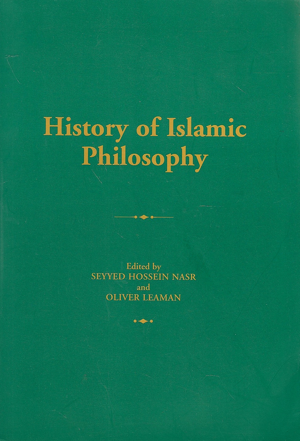 History of Islamic Philosophy.