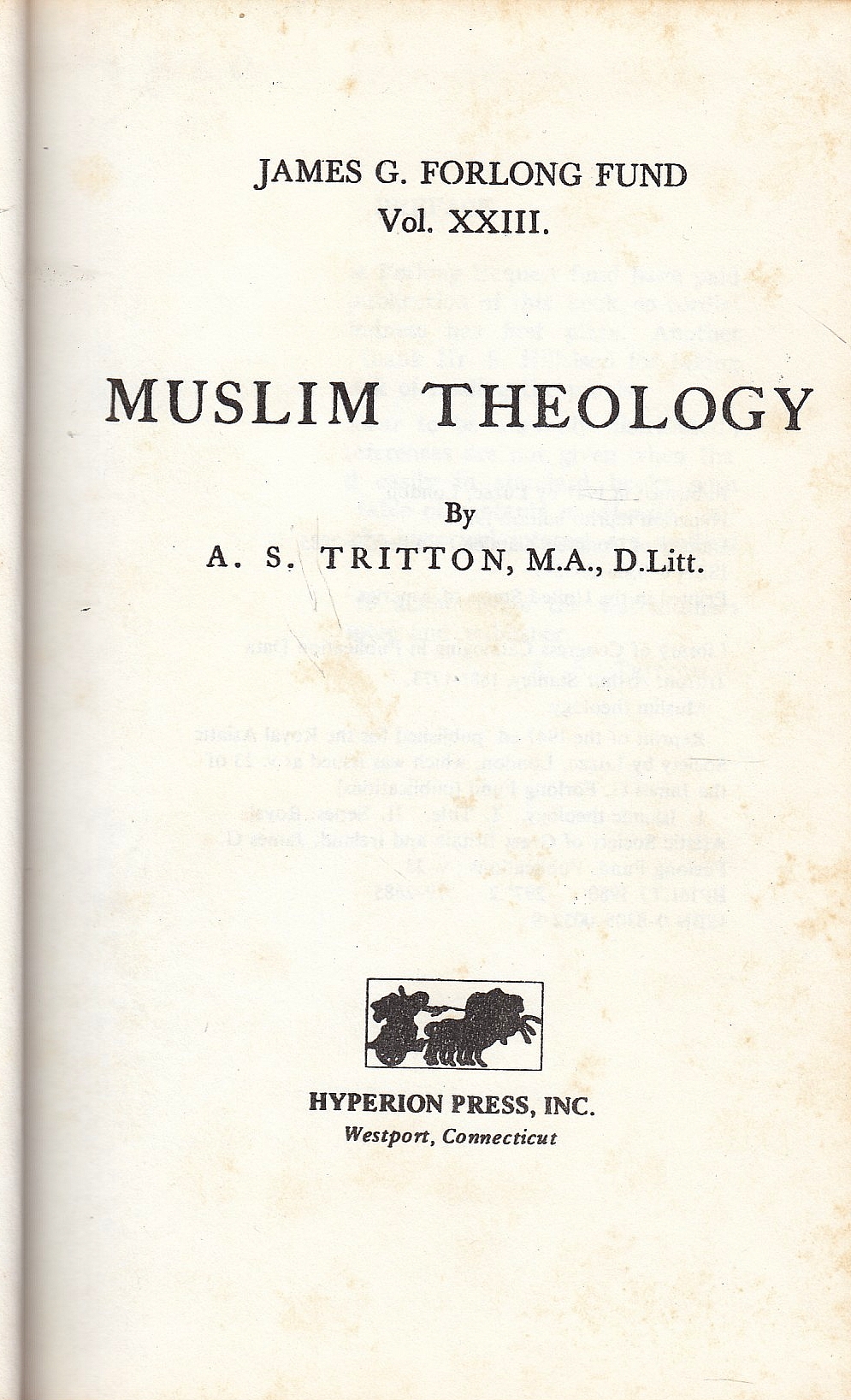 Muslim Theology.