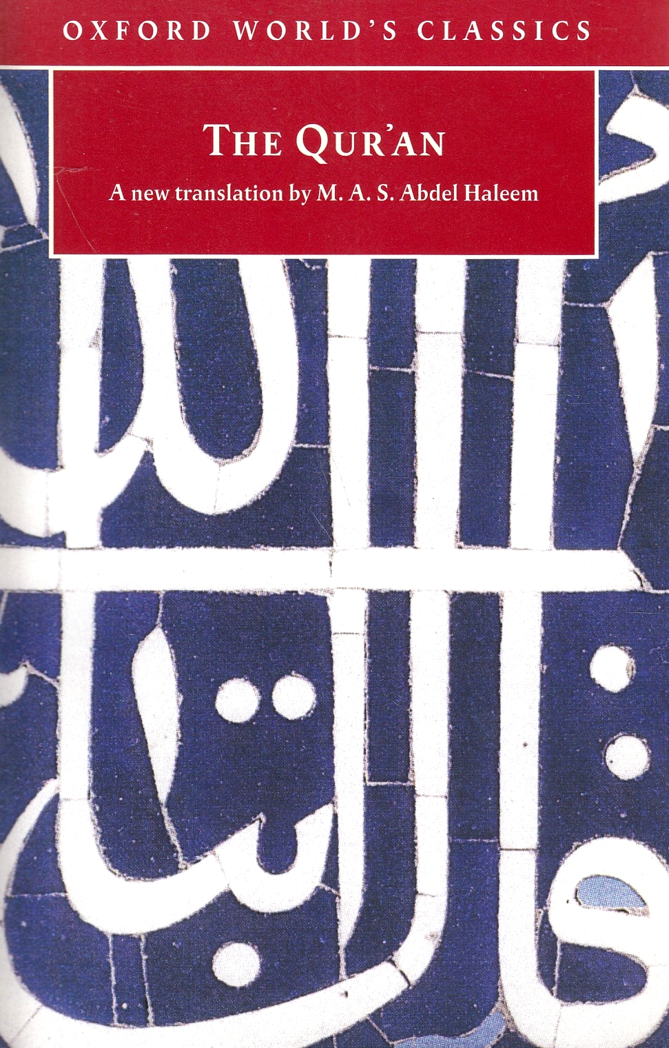 The Quir'an: a new translation.