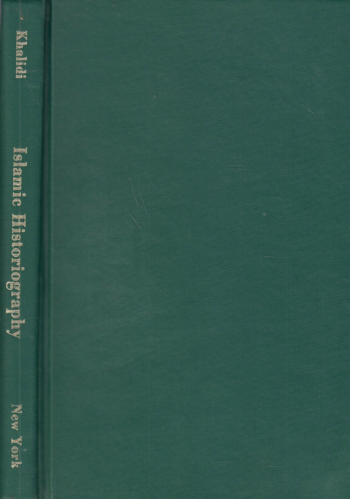 Islamic Historiography: the histories of Mas'udi.