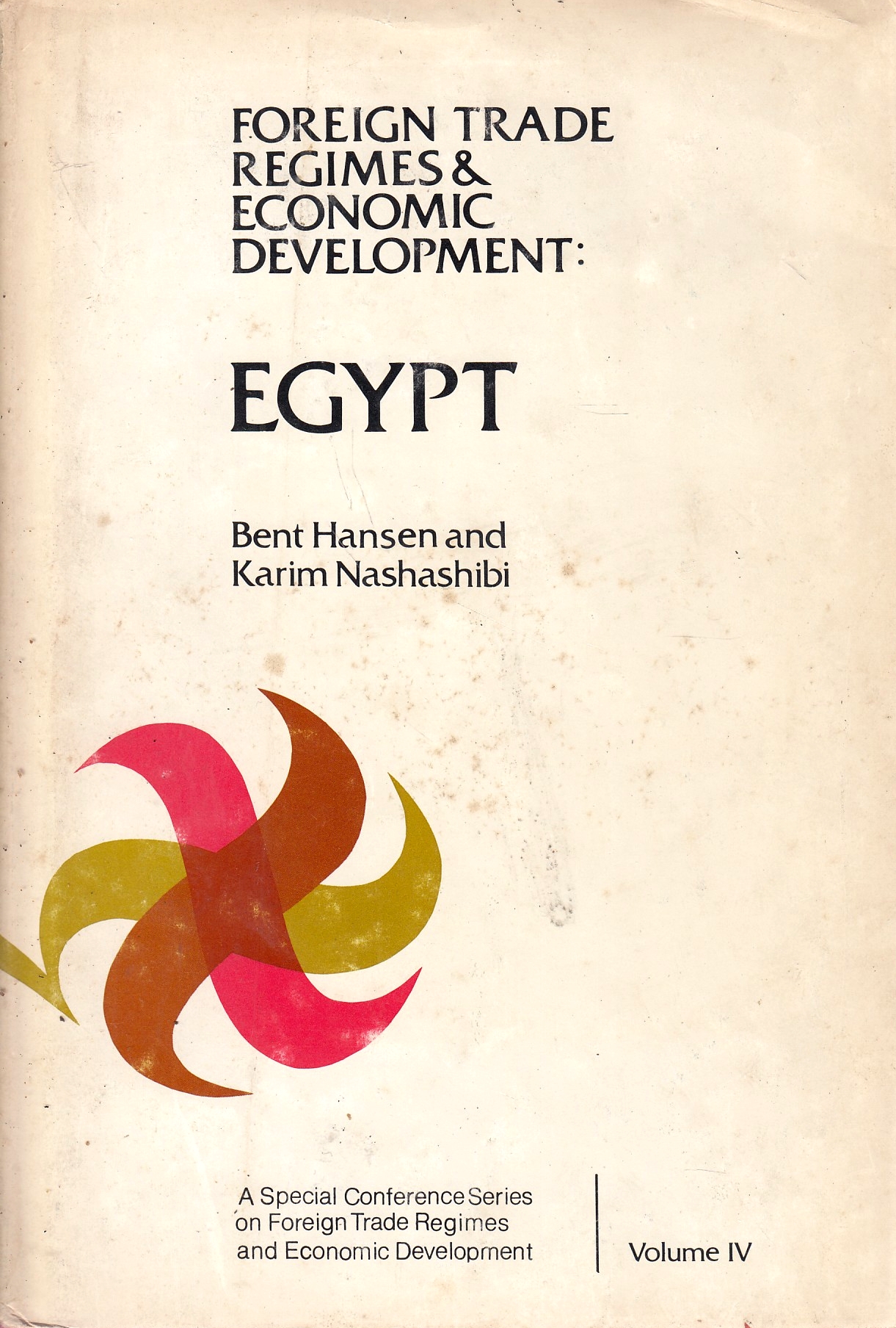 Foreign Trade Regimes & Economic Development: Egypt.