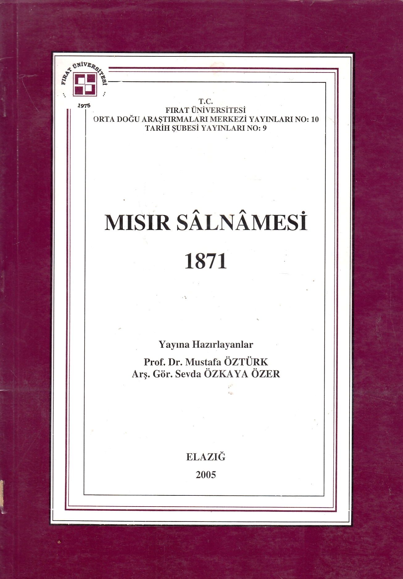Misir Salnamesi 1871.