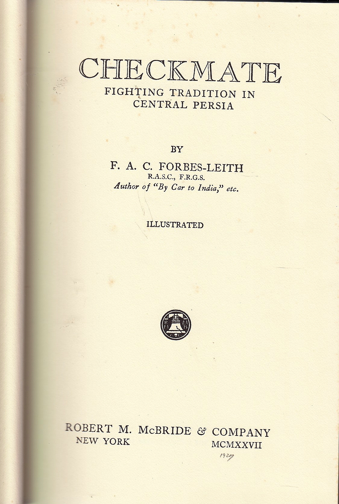 Checkmate: fighting tradition in Central Persia.